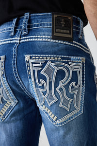 Rock Reveal V12 Western Embroidered Jeans
