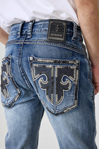 Rock Reveal V14 Western Embroidered Jeans