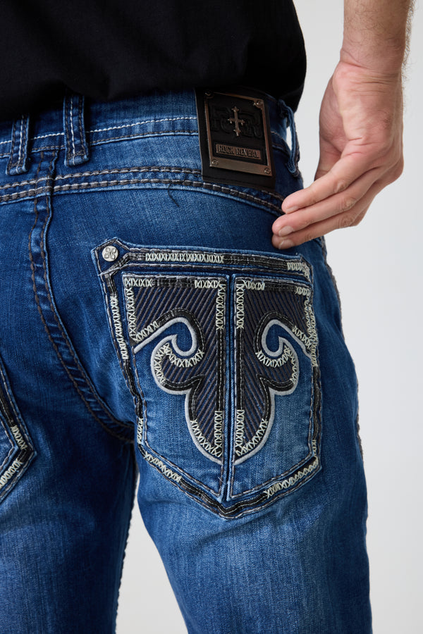 Rock Reveal V14 Western Embroidered Jeans