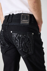 Rock Reveal V12 Western Embroidered Jeans