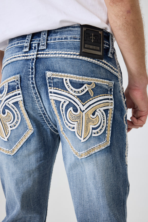 Rock Reveal V16 Western Embroidered Jeans