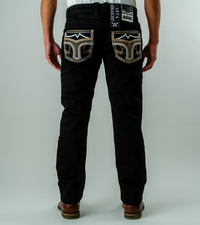 Heritage Western Straight Fit Denim | Premium Light Wash Jeans